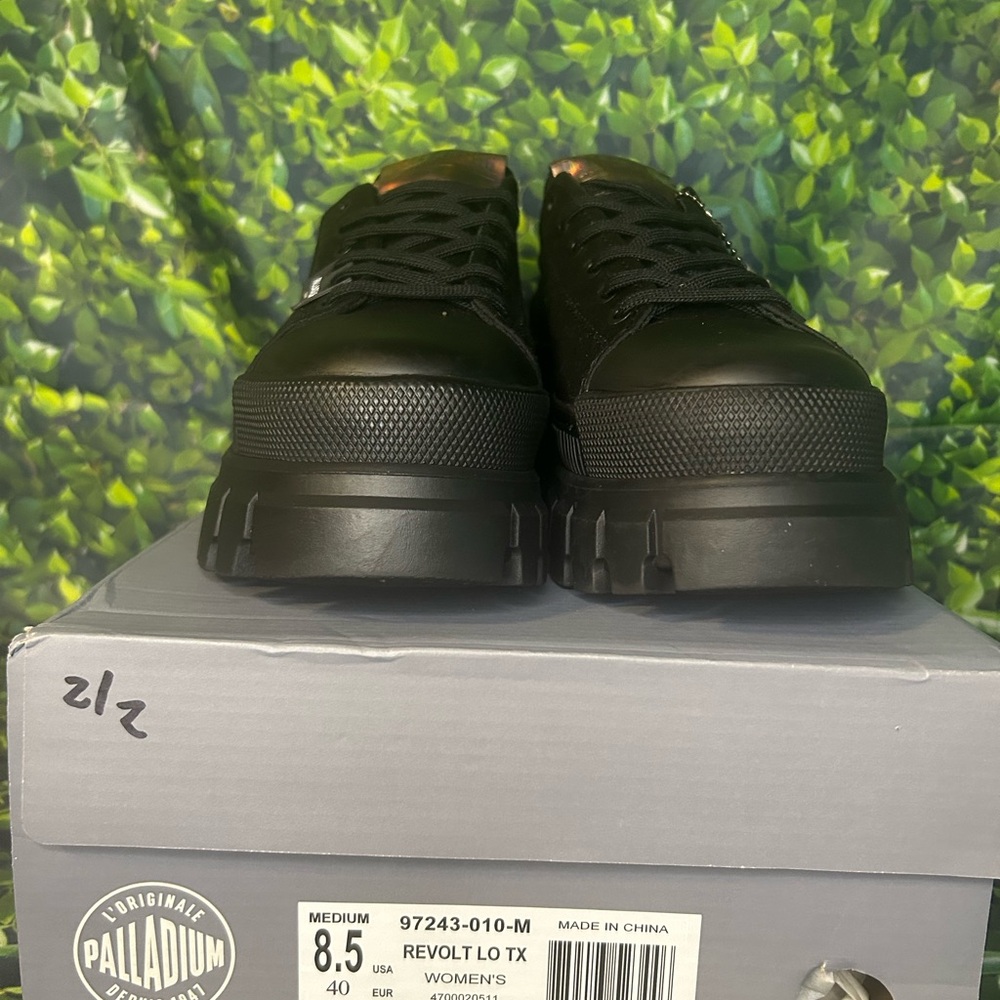 Palladium Black Chunky Sneakers - Picture 3 of 6